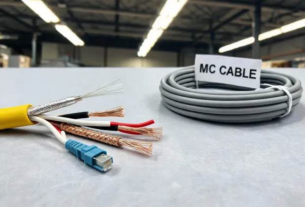 Fiber cable and copper wiring bench