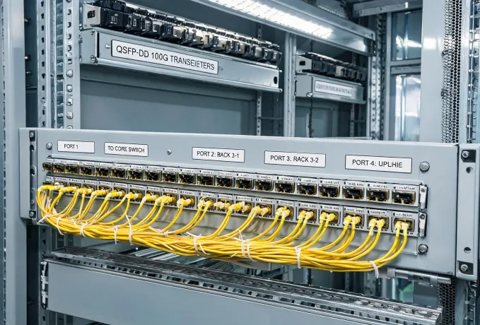 ODF rack and cable management